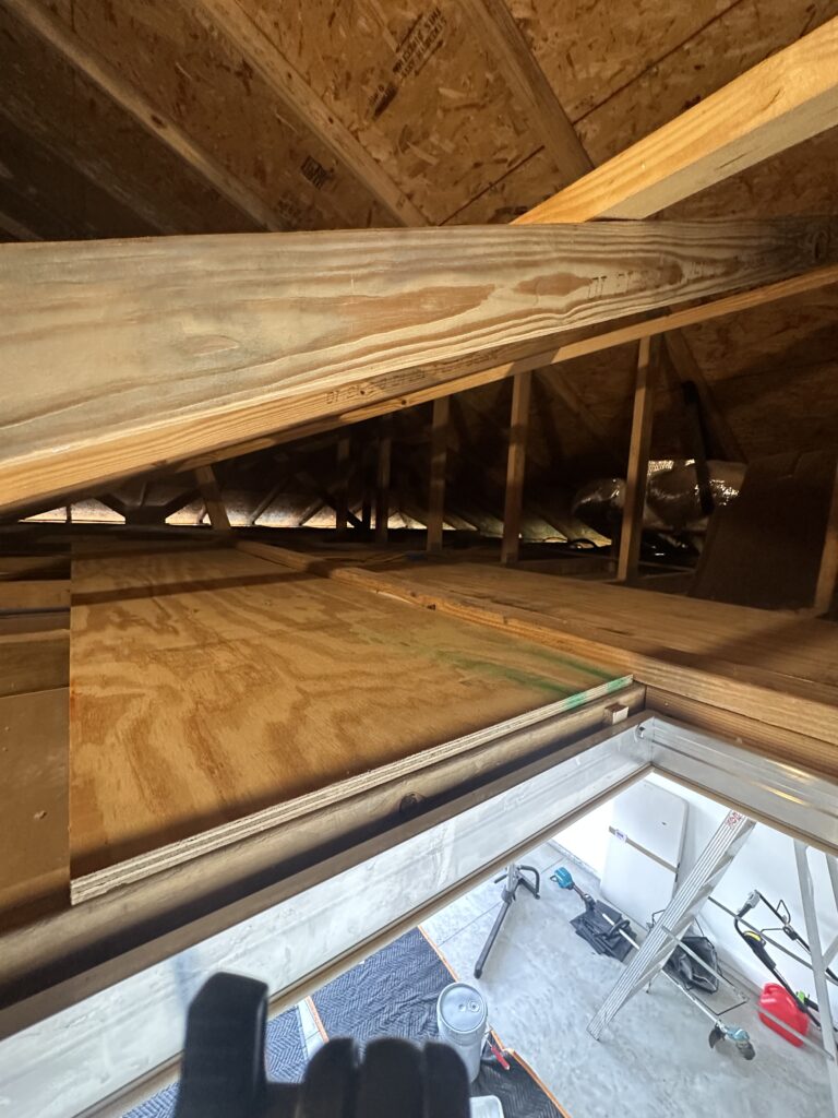 Attic Ladder Installation in Jacksonville — attic access