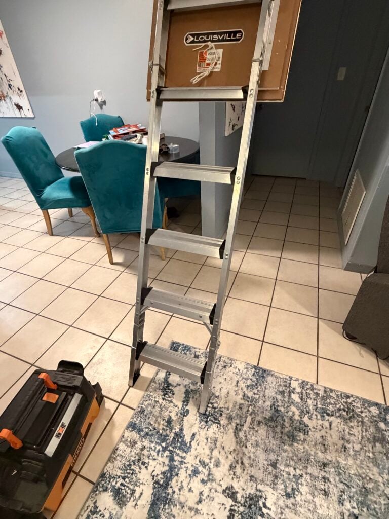 Attic Ladder Installation in St Johns — hallway attic access repair