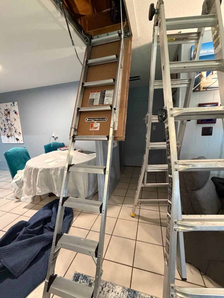 Attic Ladder Installation in St Johns — attic access cover replacement